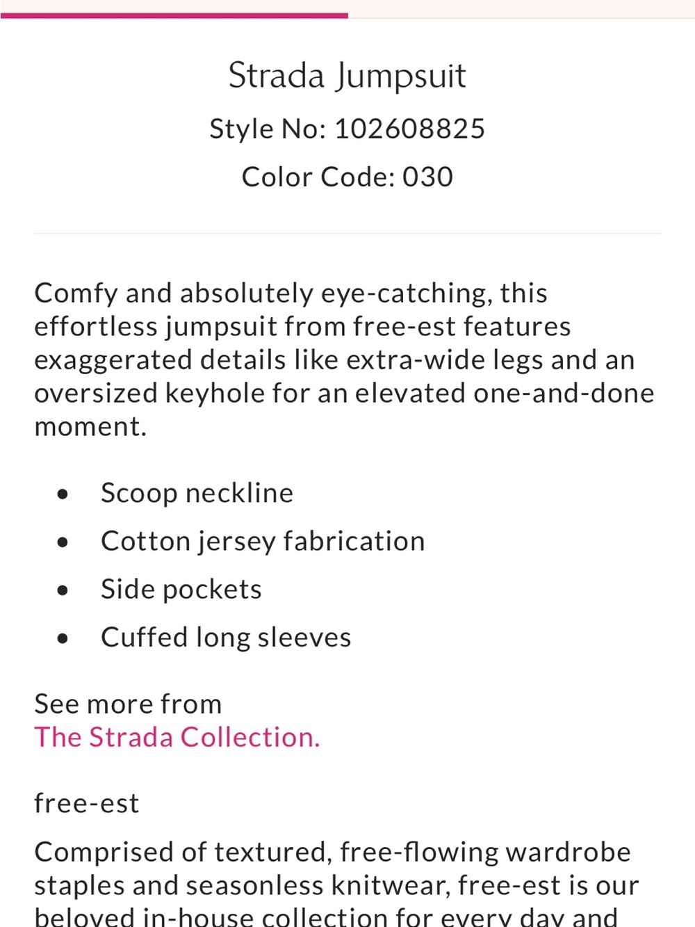 Free People Strada Jumpsuit NWT S - Picture 4 of 12